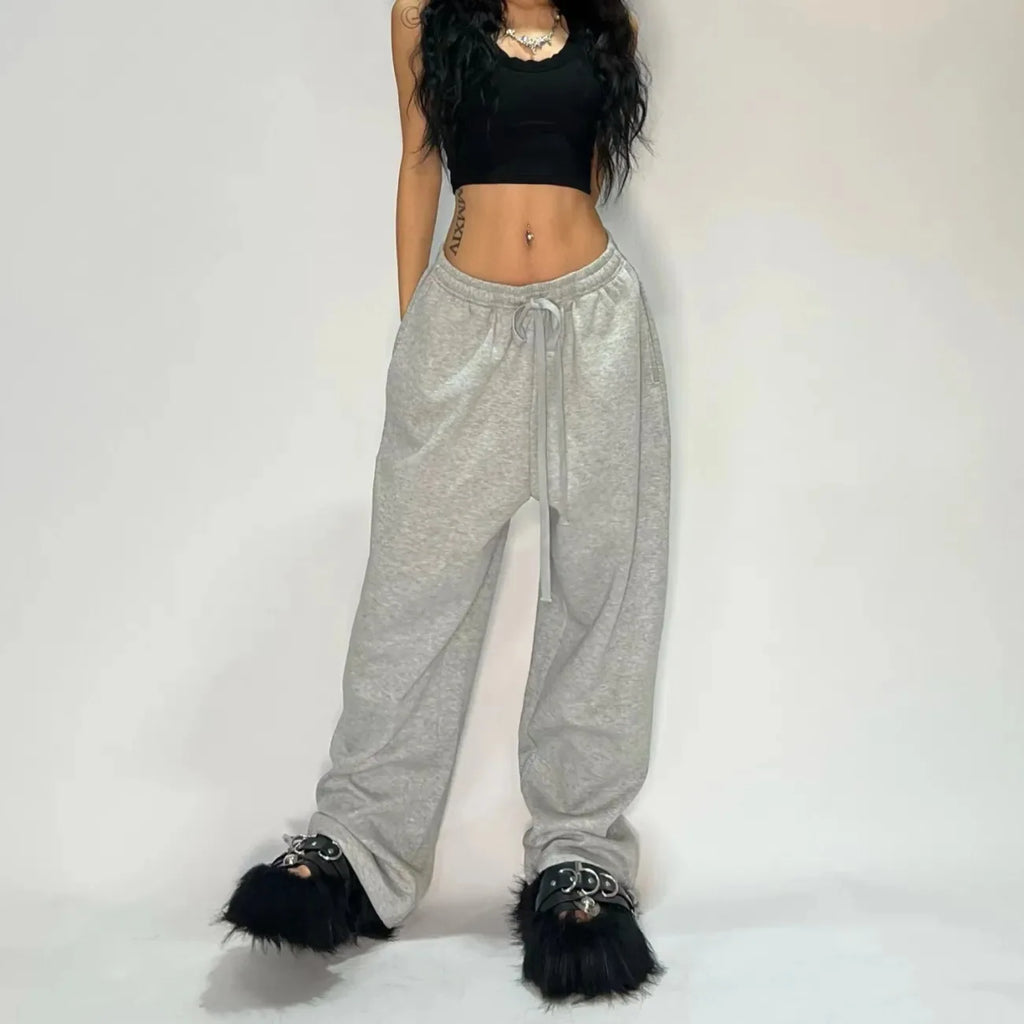 Unisex Striped Straight Leg Sweatpants - Harajuku Streetwear