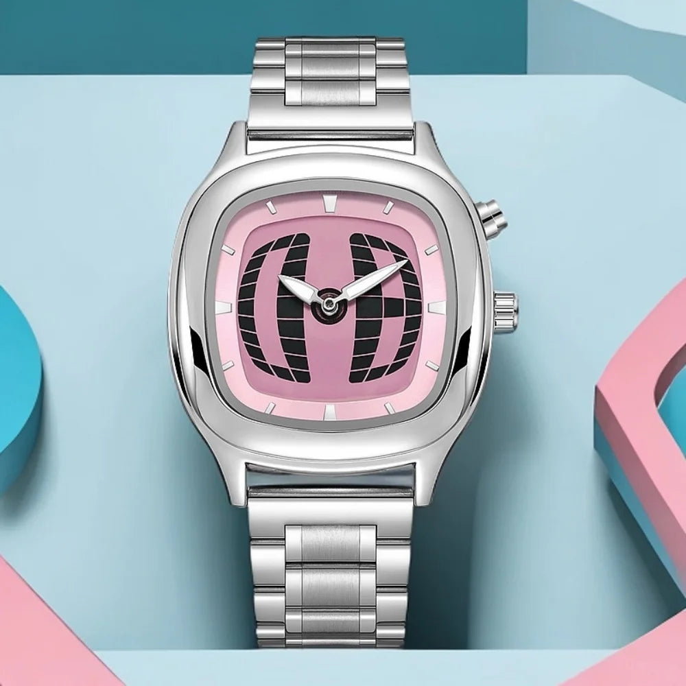 Men's Y2K Dual Display Waterproof Watch - Quartz