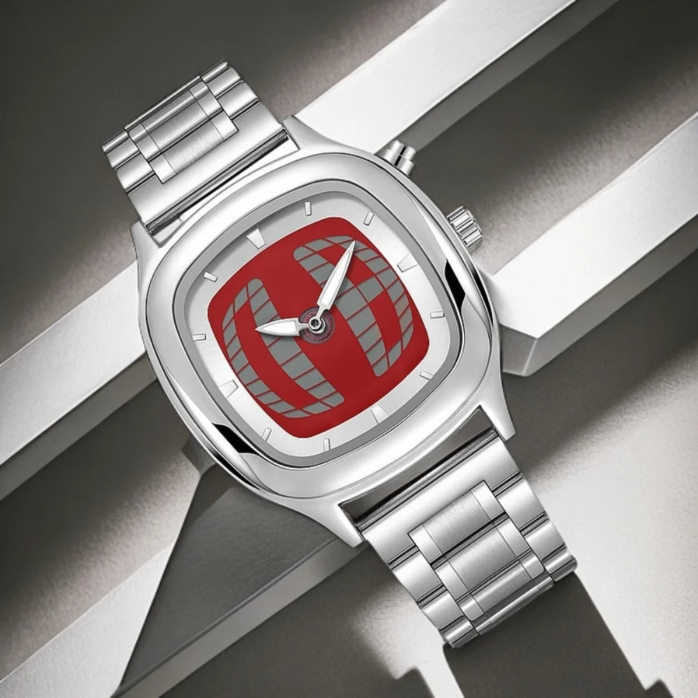 Men's Y2K Dual Display Waterproof Watch - Quartz