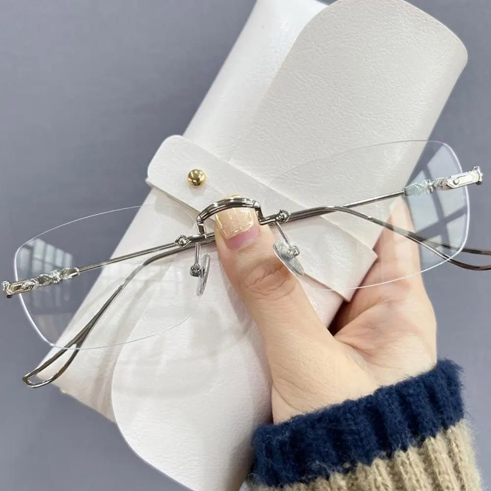 Unisex Oversized Blue Light Blocking Glasses - Lightweight