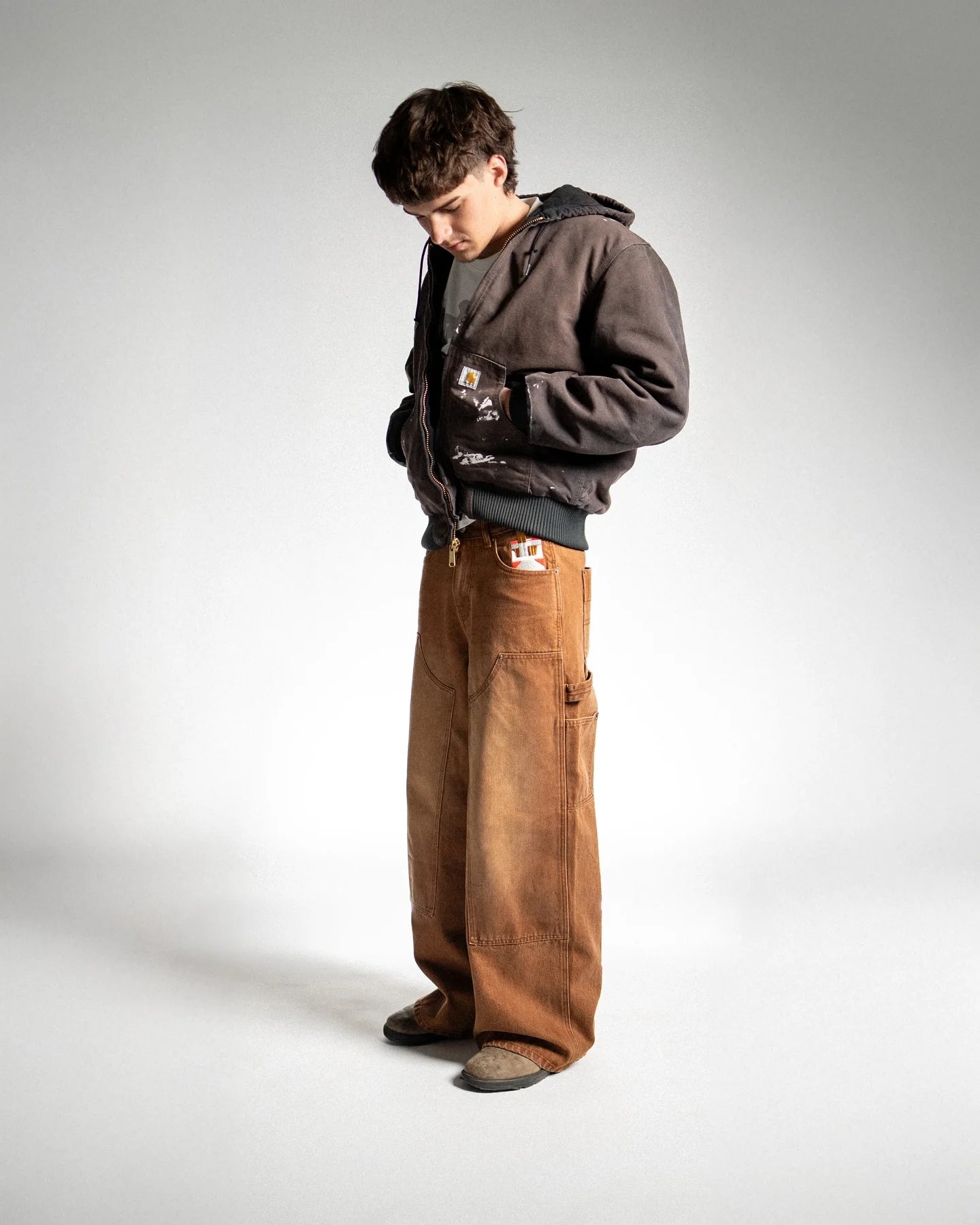 American Retro Punk Embroidered Jeans