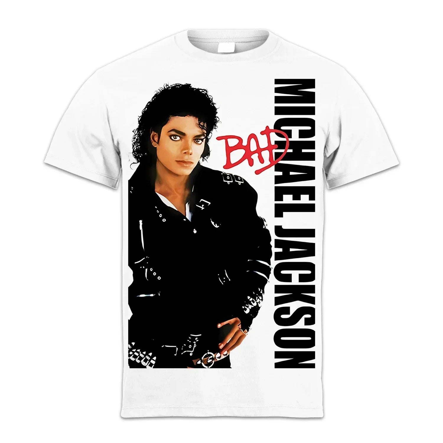 2025 T-shirt Singer Michael Jackson 3D Printed Casual Fashion Oversized Crew-neck T-shirt for Men and Women with Short Sleeves