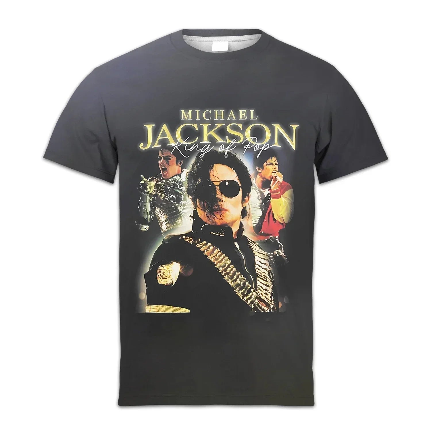 2025 T-shirt Singer Michael Jackson 3D Printed Casual Fashion Oversized Crew-neck T-shirt for Men and Women with Short Sleeves
