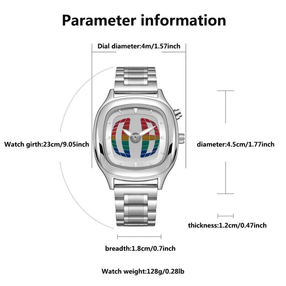 Men's Y2K Dual Display Waterproof Watch - Quartz