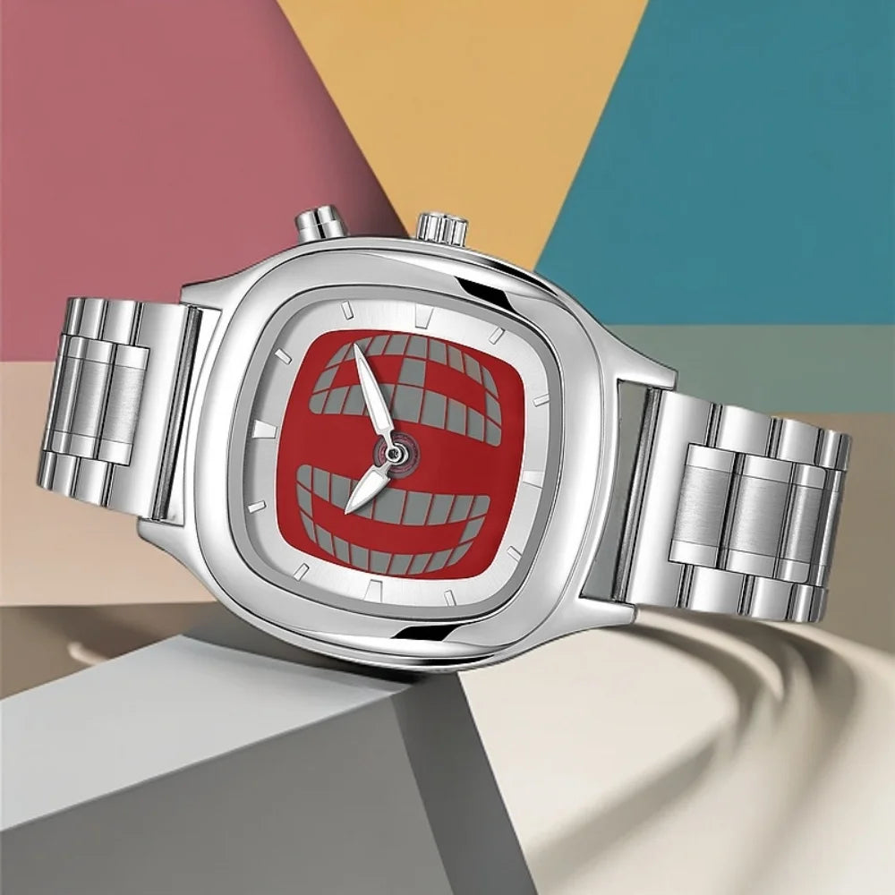 Men's Y2K Dual Display Waterproof Watch - Quartz