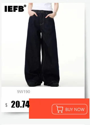 Men's Old Blue Washed Denim Jeans - Loose Wide Leg