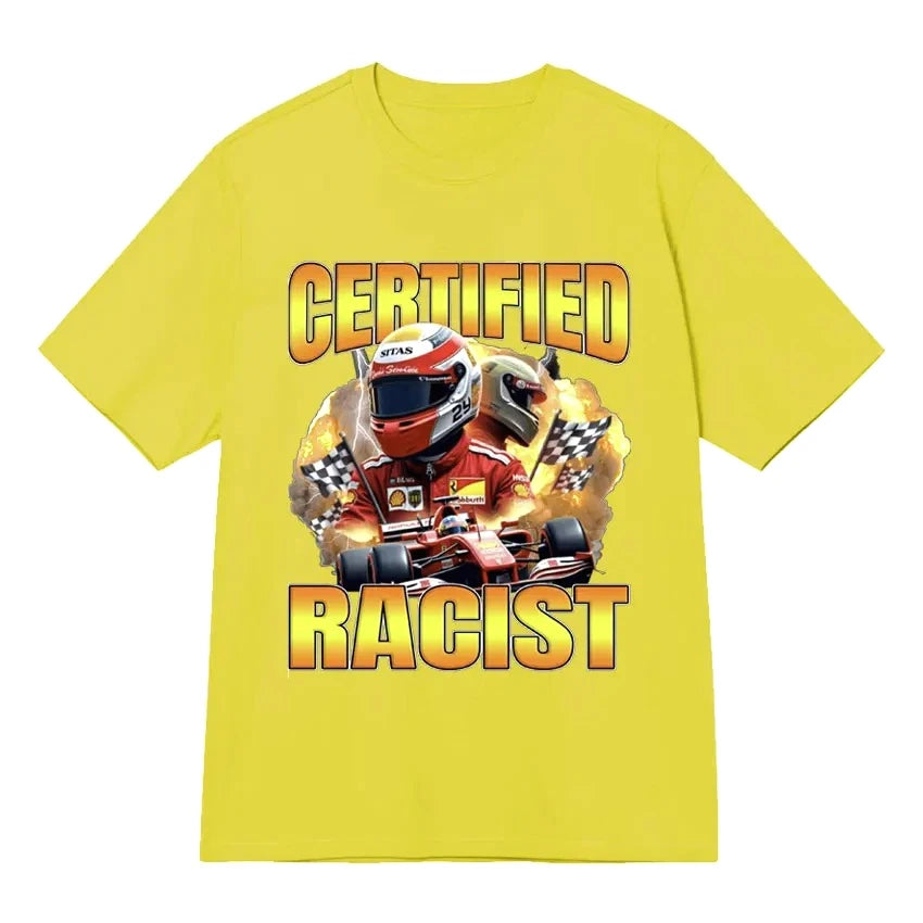 Professional Certified Racist Racing Meme T-Shirt