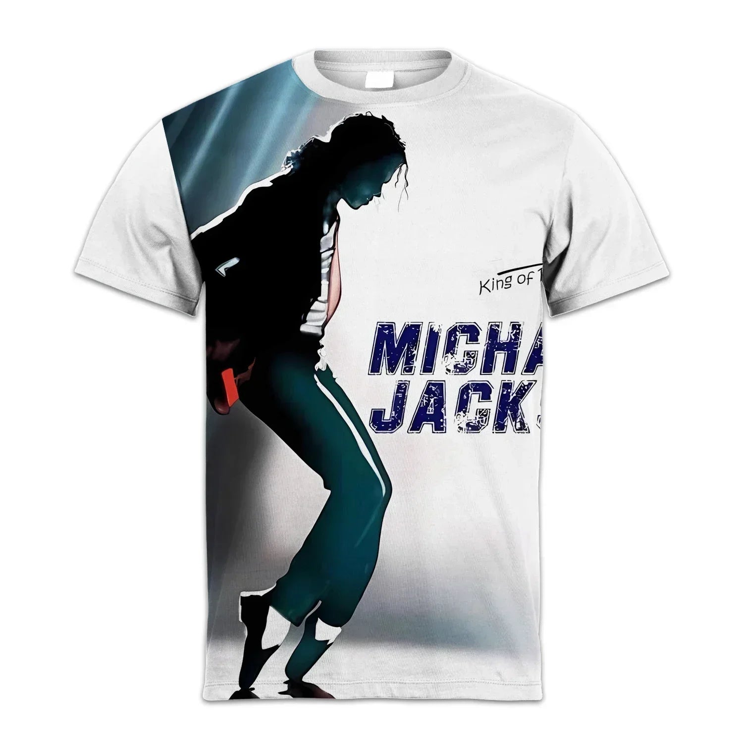 2025 T-shirt Singer Michael Jackson 3D Printed Casual Fashion Oversized Crew-neck T-shirt for Men and Women with Short Sleeves