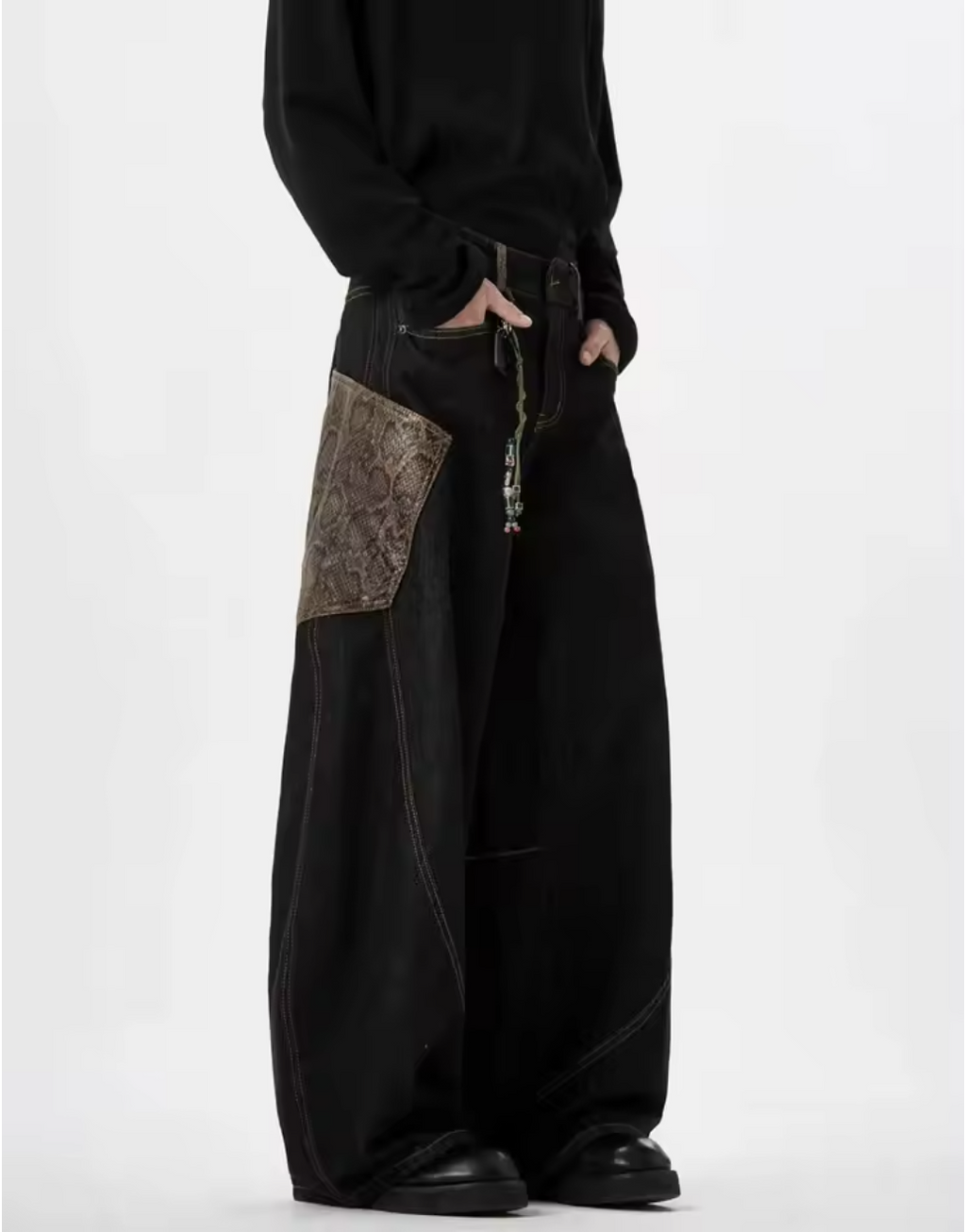 Y2k Baggy Jeans for Men Women Wide Leg Skater Grunge Pants Loose Fit Barrel Jeans Hip Hop Denim Pants Streetwear