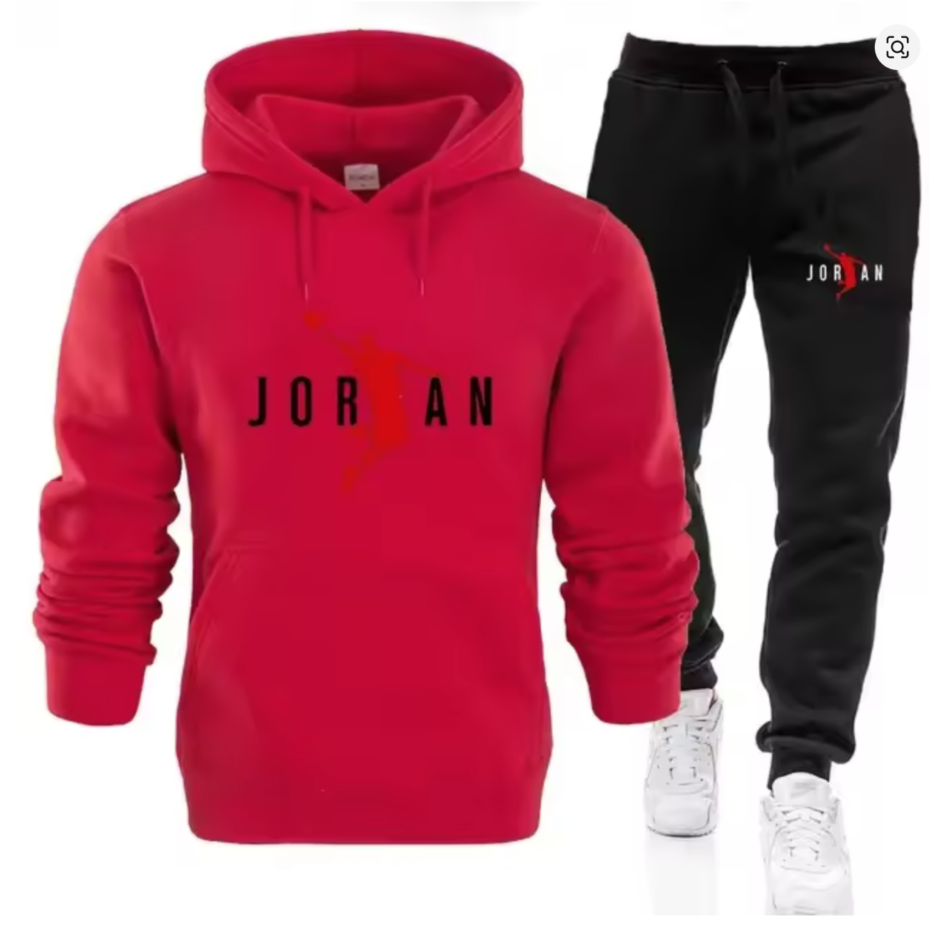 Fashionable men's sportswear set 2025 Spring and Autumn New outdoor men's casual pullover + jogging Pants two-piece set