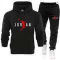 Fashionable men's sportswear set 2025 Spring and Autumn New outdoor men's casual pullover + jogging Pants two-piece set