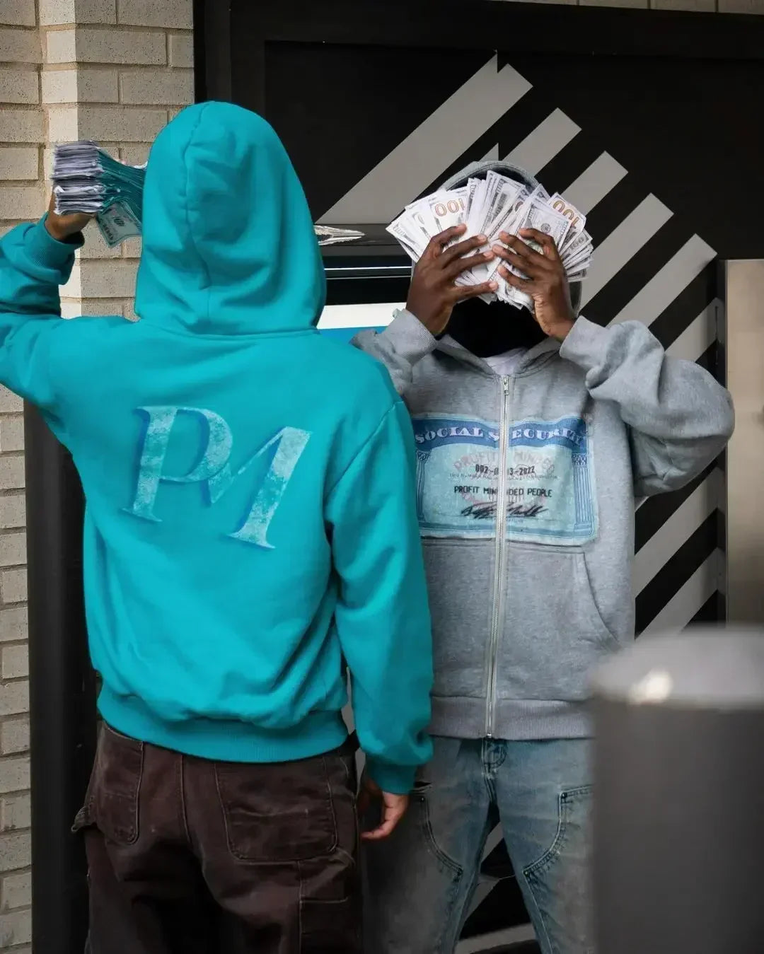 Unisex Y2K Retro Print Zip Hoodie - Streetwear