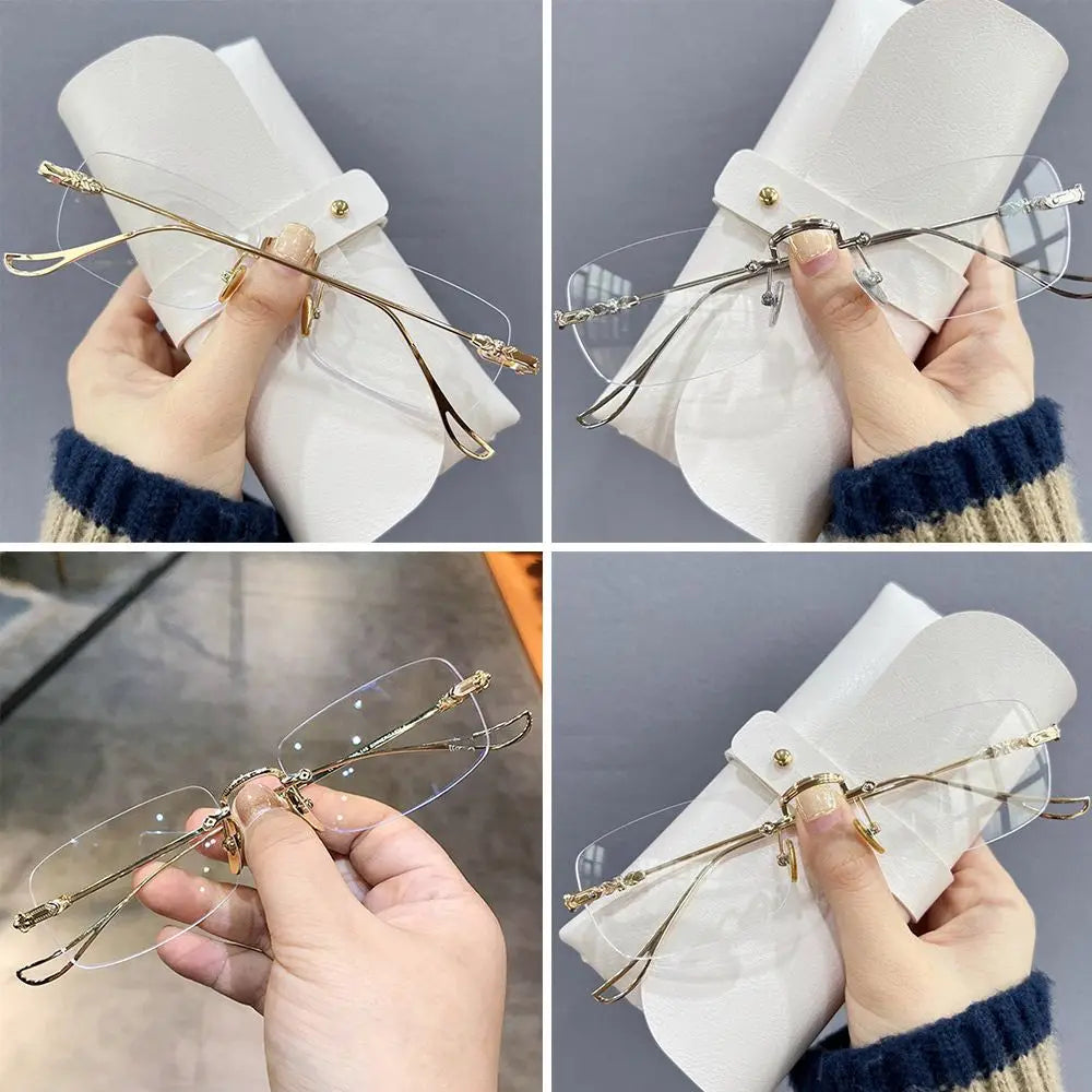 Unisex Oversized Blue Light Blocking Glasses - Lightweight