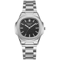 Men's Luxury Stainless Steel Quartz Watch - Big Dial with
